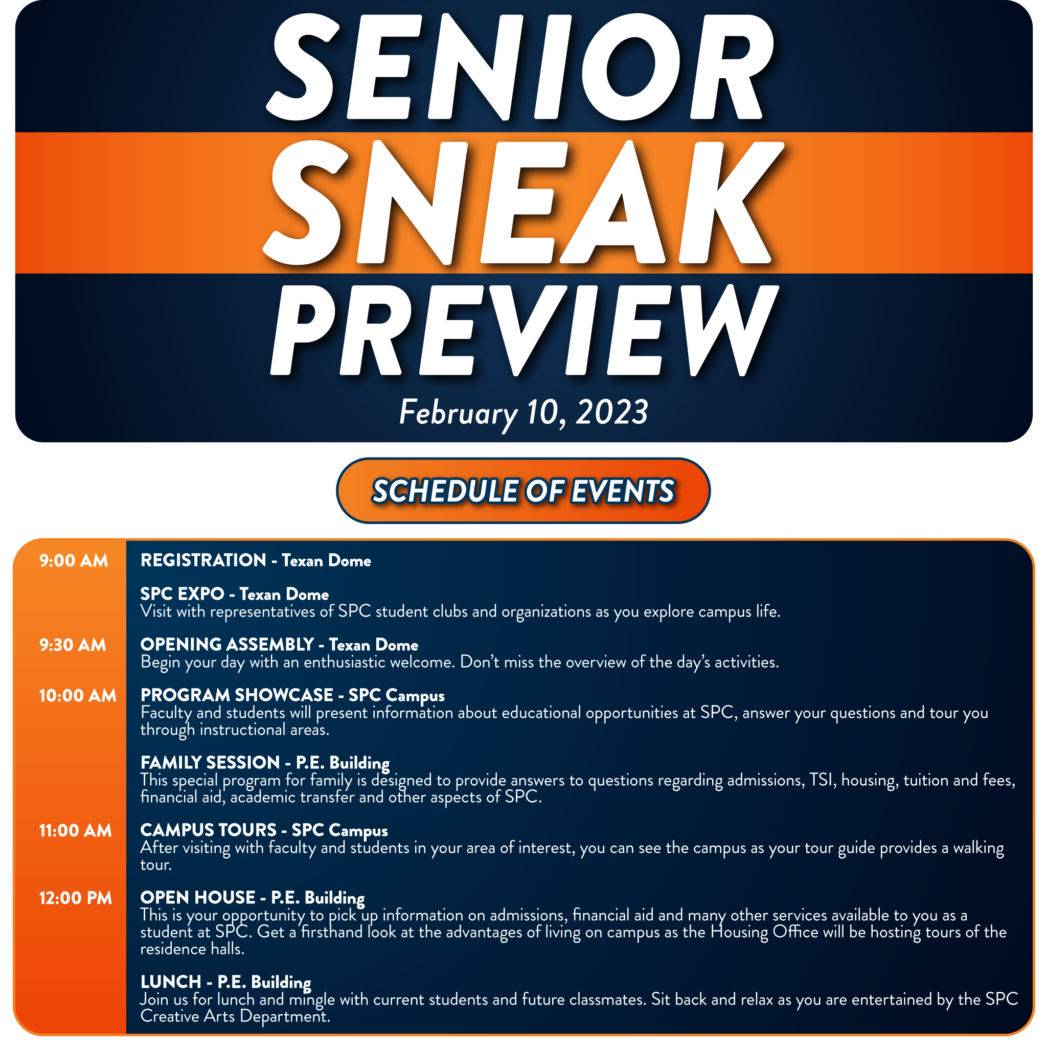 Senior Sneak