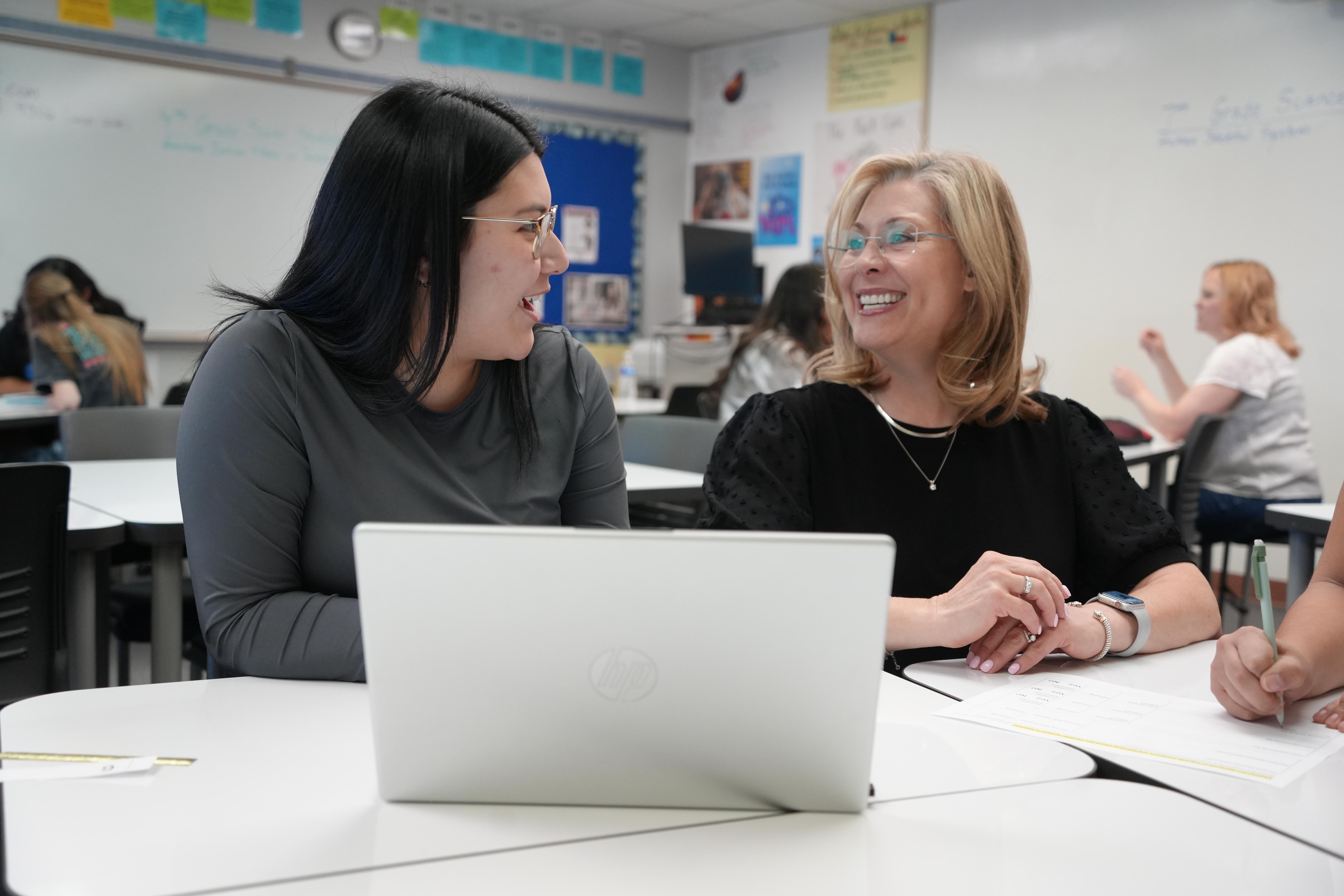 AAT students discuss current trends and issues in education.