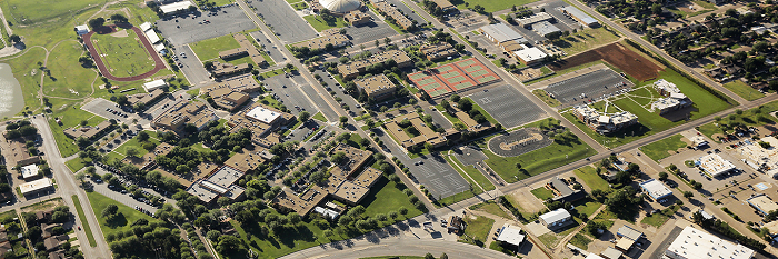 Arial photo of South Plains College