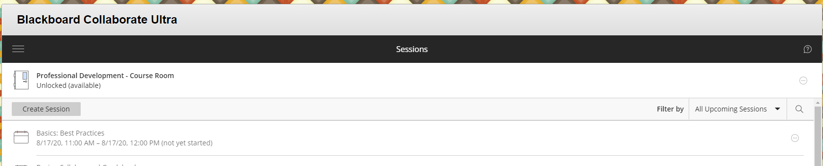 choose session