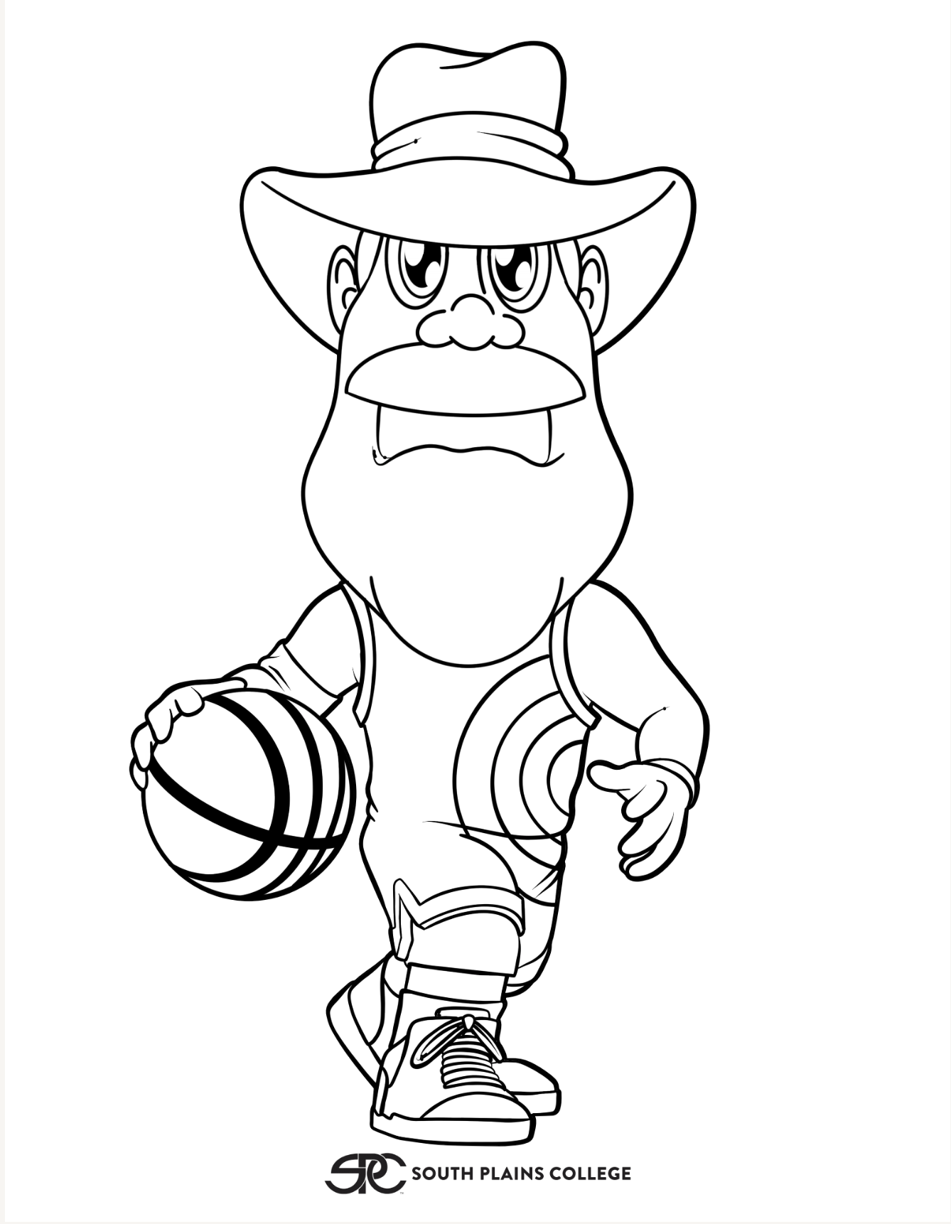 college mascot coloring pages